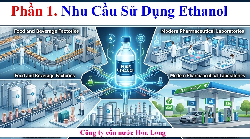 Công Ty Sản Xuất Ethanol Uy Tín – Cung Cấp Ethanol Chất Lượng Cho Nhiều Ngành Công Nghiệp